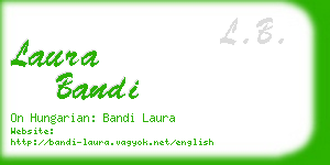 laura bandi business card